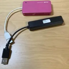 iBUFFALO USBハブ BSH4U06 セット