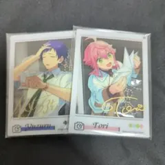 あんスタ 中国限定 クリアカード風アクリルキーホルダー 桃李 弓弦セット