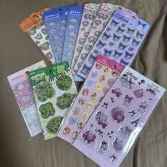 サンリオ ディズニー ぷっくりシール 7枚セット - メルカリ