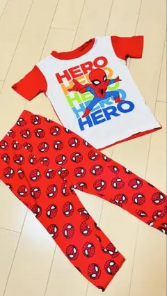 スパイダーマン パジャマ 上下セット キッズ　5T