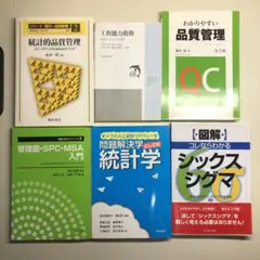品質管理 の書籍6冊セット