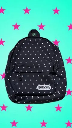 OUTDOORPRODUCTS リュック　ブラック 星　y2k