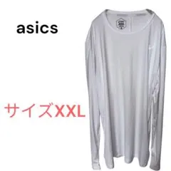 asics アシックス 長袖シャツ ホワイト メンズ サイズXXL