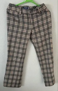 Burberry Blue Label チェック柄パンツ 38