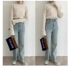 amie ストレートデニム　M