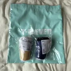 セブンイレブン　くじ　B賞セブンカフェぬいぐるみチャーム　E賞トートバッグ