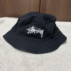 ステューシー STUSSY バケット ハット　帽子 バケハ　ブラック　正規品