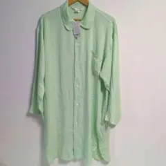 新品未使用　UCHINO　ウチノ　シルク100％　シャツワンピース　パジャマ