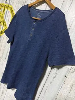 OLD GAP ヘンリーネックTシャツ オールドギャップ デニム Lサイズ 美品