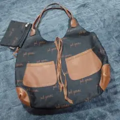 Jack Gomme　ジャック ゴム フェイス柄 軽量　トートバッグ