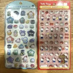キティ　ボンボンドロップシールミニ　サンリオ　COTTON PUFFY はぴだん