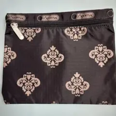 LeSportsac 花柄ポーチ ブラック