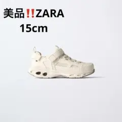 《美品》ZARA メッシュスポーツスニーカー 15cm キッズ 通気性◎
