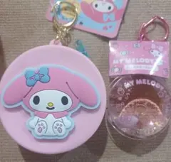 マイメロディ シリコンコインケース ぷかぷかキーホルダー
