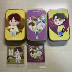 Tiny TAN 缶 シール BTS