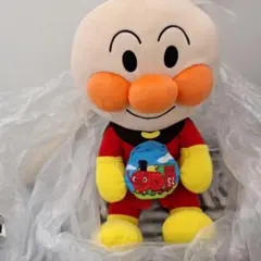 【未使用】アンパンマン　なかよし小物入れ　ぬいぐるみLL