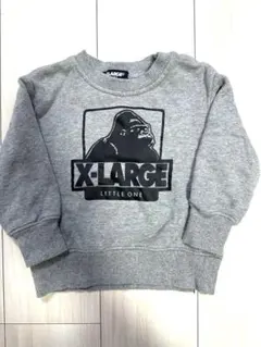 X-LARGE グレー トレーナー　90cm スウェット