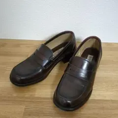 HARUTA ダークブラウン ローファー