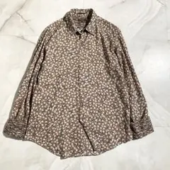 A18973 美品 ポールスミスコレクション リバティ柄レギュラーカラーシャツL