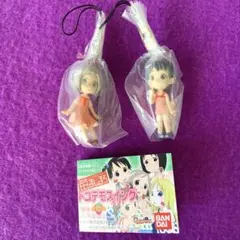 苺ましまろ　ドコデモスイング　千佳　茉莉　2種セット　ストラップ　キーホルダー