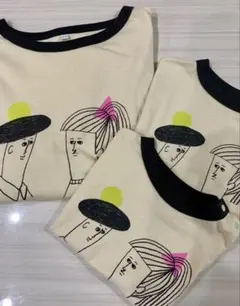 マーキーズ　MARKEY'S プリント　Tシャツ　XS 親子ペア3枚セットのサムネイル