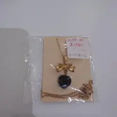 ハート型オニキス天然石ペンダントネックレス