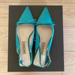 新品未使用　ZARA バックストラップフラットシューズ 35