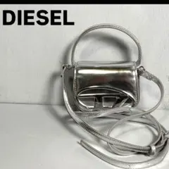 Diesel 1dr ショルダーバッグ　ハンドバッグ　2way xs シルバー