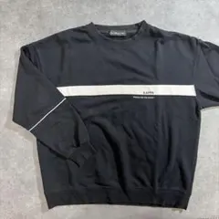 Kappa カッパ スウェット トレーナー ブラック 黒 長袖 古着 228