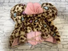 ディズニー ミニーマウス ファンキャップ レオパード ヒョウ柄