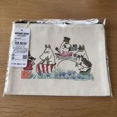 ムーミンショップカジュアルエディション限定　フラットポーチ　手紙