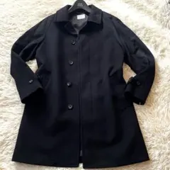 美品✨SAVILE ROW カシミヤ100% ロングコート 黒 ブラック メンズ