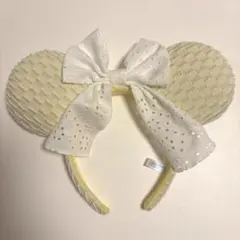 ディズニー カチューシャ ミニー レース 黄色