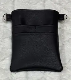 ナースポーチ・オーガナイザー（ハンドメイド） 合皮•黒に近い紫