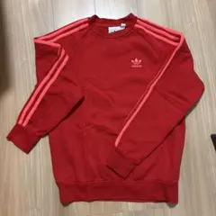 adidas レッド トレーナー XS レディース キッズ