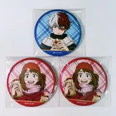 僕のヒーローアカデミア　缶バッジコレクション　麗日お茶子　轟焦凍　2種3個