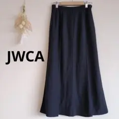 JWCA 【W61】 切替ロングスカート マーメイド サイドファスナー 裏地あり