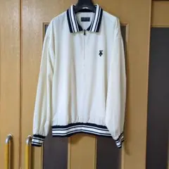 90年代　ヴィンテージ　DESCENTE アイボリー ジップアップジャケット