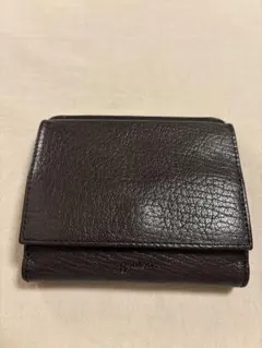 genten 二つ折り財布 ダークブラウンのサムネイル