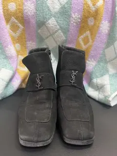YSL ブラック スエード ブーツのサムネイル
