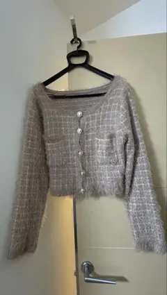 GRL チェック柄カーディガン ミニスカート セットアップ