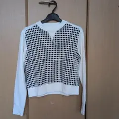 In this life チェック柄長袖トップス