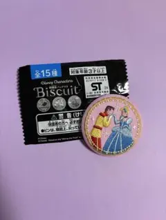 Disney Character 刺繍缶 バッチつき