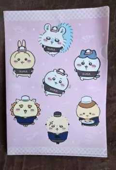 ちいかわ×くら寿司 プラスチックファイル　くら寿司限定