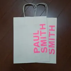 PAUL SMITH/ショップ袋/2枚セット/ショッパー/ブランド ギフト