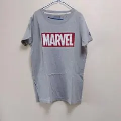 MARVEL ロゴプリント Tシャツ グレーのサムネイル