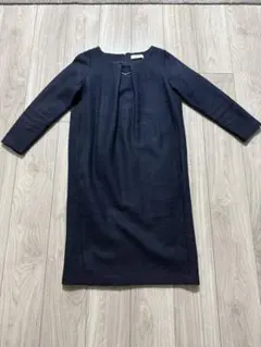 UNITED ARROWS 長袖 ひざ丈ワンピース