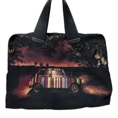 【希少】ポールスミス トートバッグ ミニクーパー マルチストライプ 転写