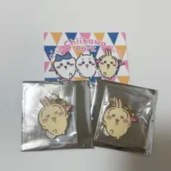 ちいかわパーク ゲームの景品 メタルチャーム うさぎ　2個セット