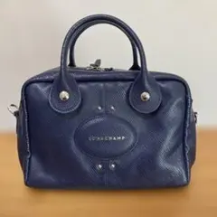LONGCHAMP ネイビー ハンドバッグ